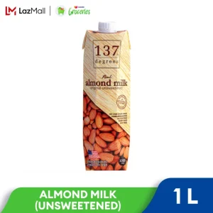 137 Degrees Almond Milk Unsweetened 1L