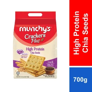 Munchy's Crackers Plus High Protein Chia Seeds (700g)