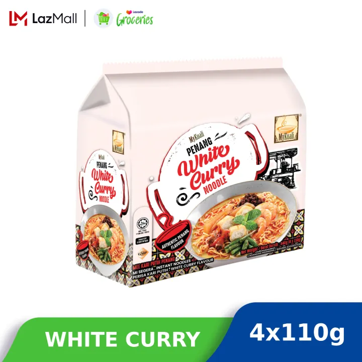 MYKUALI PENANG NOODLE - WHITE CURRY*(110GX4)