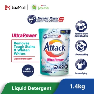 Attack Liquid Ultra Power Detergent (LATK) (1400g)