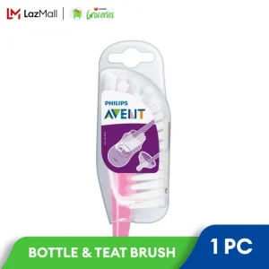 Philips Avent Bottle And Teat Brush (Pink) SCF145/07