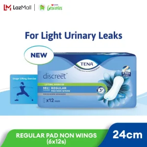 TENA Discreet Regular Pad NW 24cm(6x12s)
