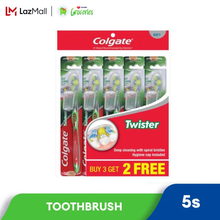 Colgate Twister Toothbrush Valuepack 5s (Soft)