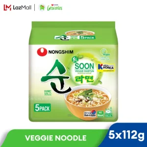 Nong Shim Soon Noodle 5 X 112g