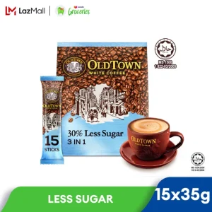 OLDTOWN White Coffee 3-in-1 Less Sugar Instant Premix White Coffee (15S X 1)