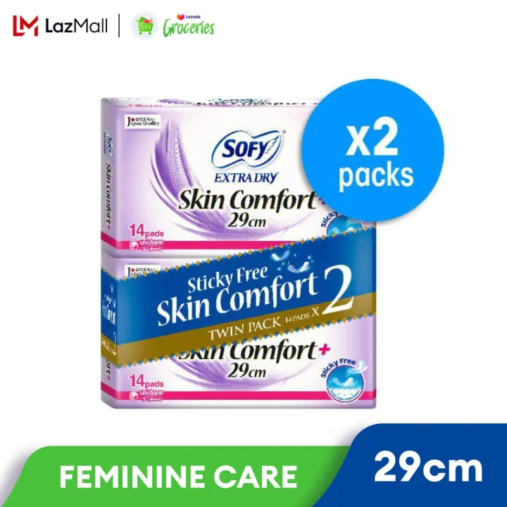 SOFY Extra Dry Night Slim Wing 29cm 14pcs (Twinpack)