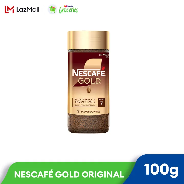 NESCAFÉ Gold Jar (100g) –High-Quality Coffee Refill, Golden Roasted Arabica Beans,Golden Aroma & Taste