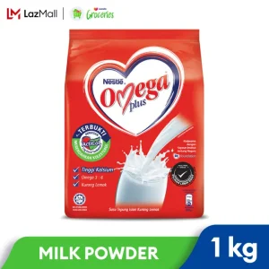 Nestle Omega Plus Plain Milk Powder (1kg)