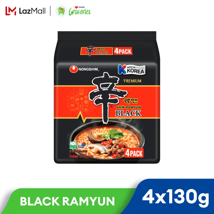 Nongshim Shin Black Ramyun 4 x 130g