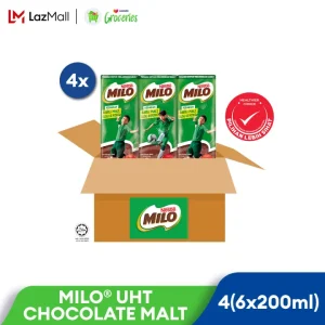 (CARTON) MILO ACTIV-GO UHT (4x6x200ml)
