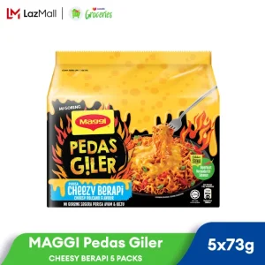 MAGGI PedasGiler Cheese 5 x 73g