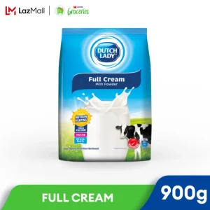 DUTCH LADY MILK POWDER FULL CREAM POUCH 900G
