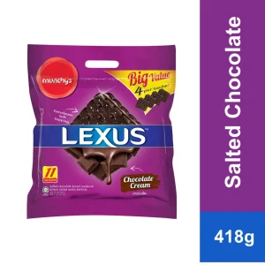 Munchy's LEXUS Sandwich Biscuit - Salted Chocolate (418g)