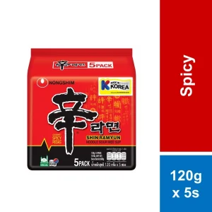Nongshim Shin Ramyun 120g x 5s - Made in Korea