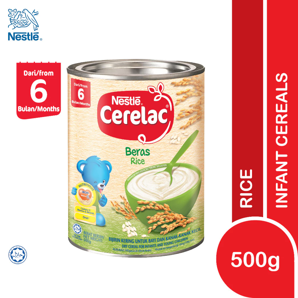 Nestle Cerelac Infant Cereals Rice (500g)
