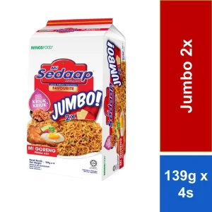 Mi Sedap Goreng Asli Jumbo (139g x 4s)