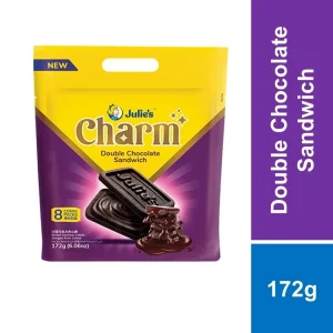 Julie's Charm Double Chocolate Sandwich 172g