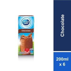 Dutch Lady Uht Milk Chocolate 200ml x 6s