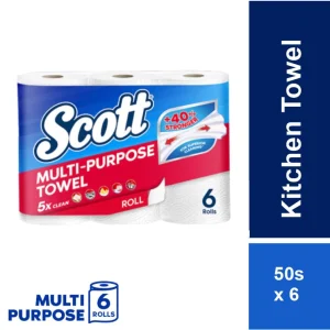 Scott Multi Purpose Kitchen Towel 50s x 6 Rolls
