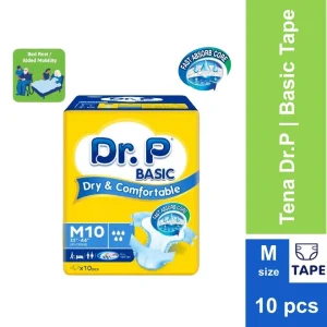 Dr. P Basic Adult Diaper (M10s/L8s/XL8s)
