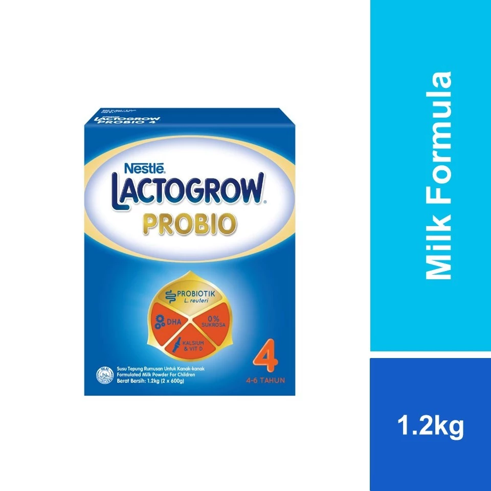 Nestle Lactogrow Probio 4 Milk Powder (1.2kg)