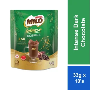 MILO Intense Dark Chocolate Pouch (33g x 10's)