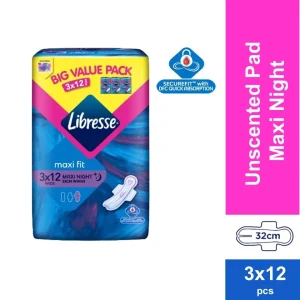 Libresse Maxi Night Wings 32cm (3x12s)