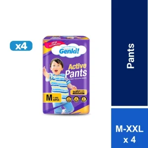 Genki! Pants Jumbo M168/L144/XL120/XXL96 (x 4 Packs)