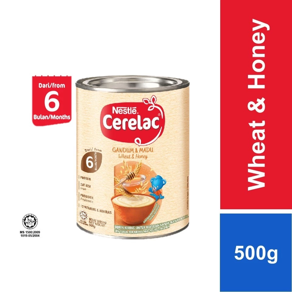 Nestle Cerelac Infant Cereals - Wheat & Honey (500g)