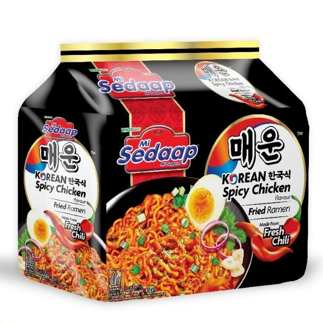 Mi Sedap Korean Spicy Goreng 87g x 5