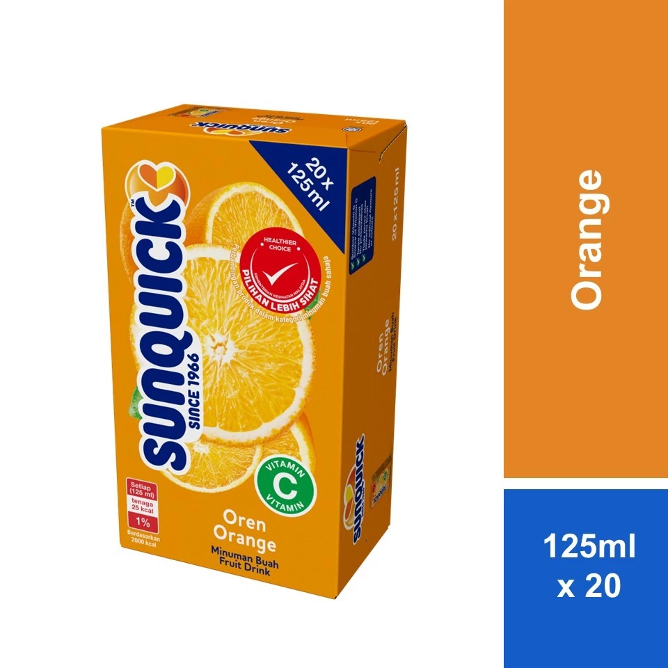 Sunquick Fruit Drink Orange 125ml x 20s