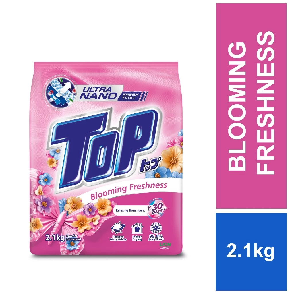 Top Detergent Powder Blooming Freshness 2.1KG