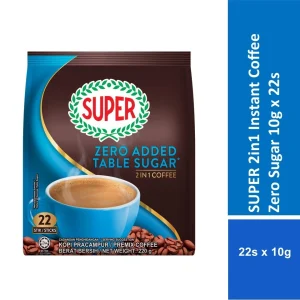 SUPER 2in1 Instant Coffee Zero Sugar 12g x 25s
