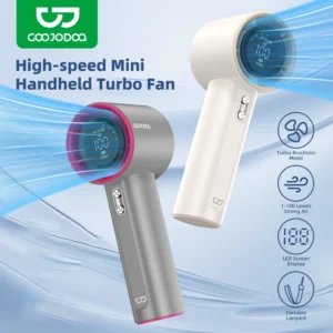 Goojodoq Handheld Fan With LED Display