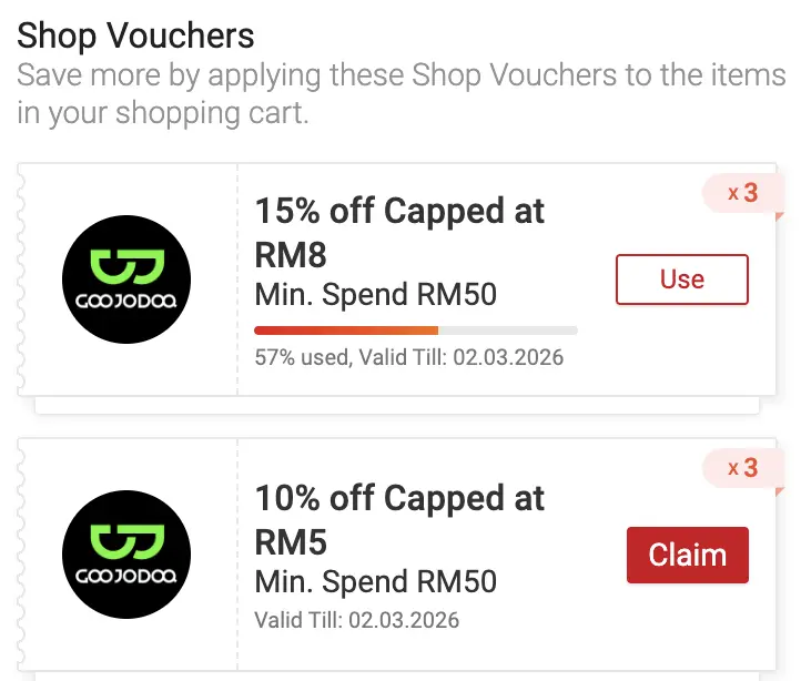 Goojodoq Shop Voucher